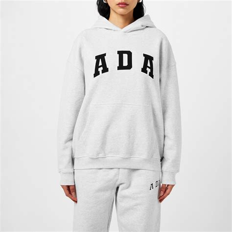 red oversized ada sweatshirt.